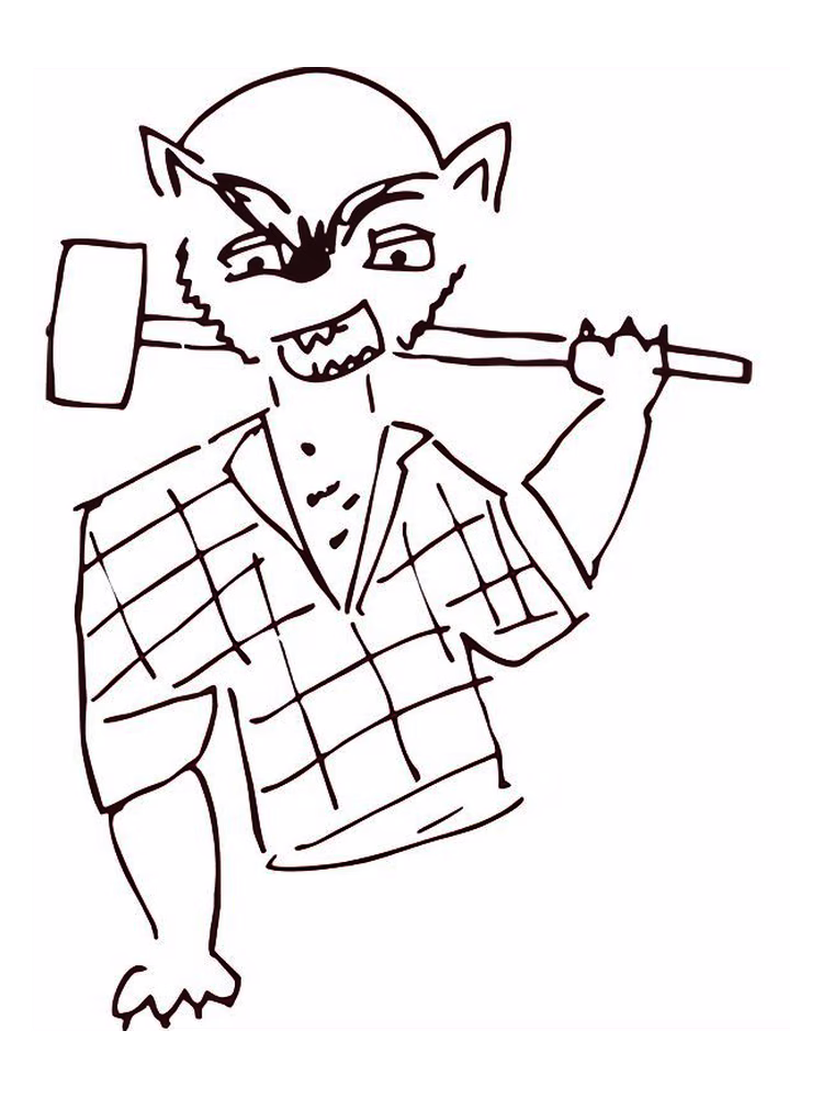 Smell Bent Werewolf Lumberjack