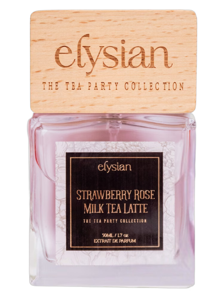 Elysian Strawberry Rose Milk Tea Latte