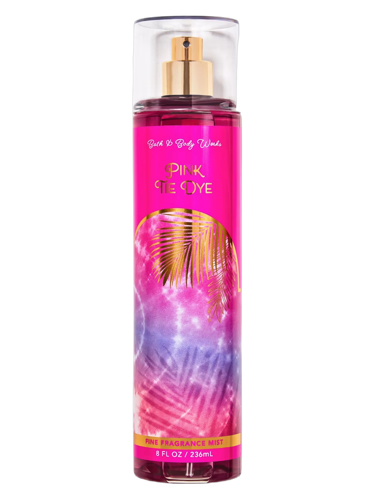 Bath & Body Works Pink Tie Dye