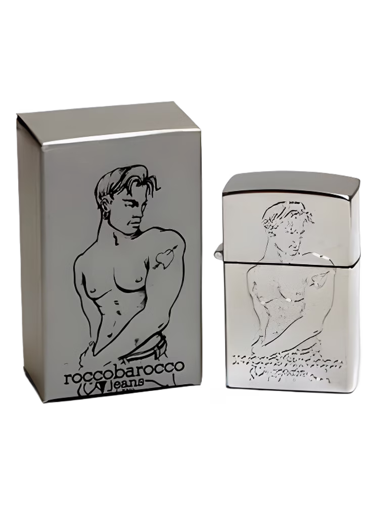 Roccobarocco Silver Jeans Men
