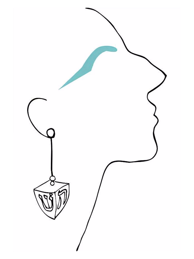 Smell Bent Lady Dreidel