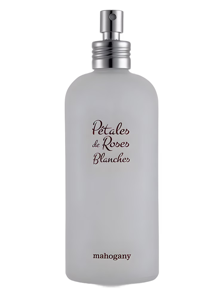 Mahogany Pétales de Roses Blanches