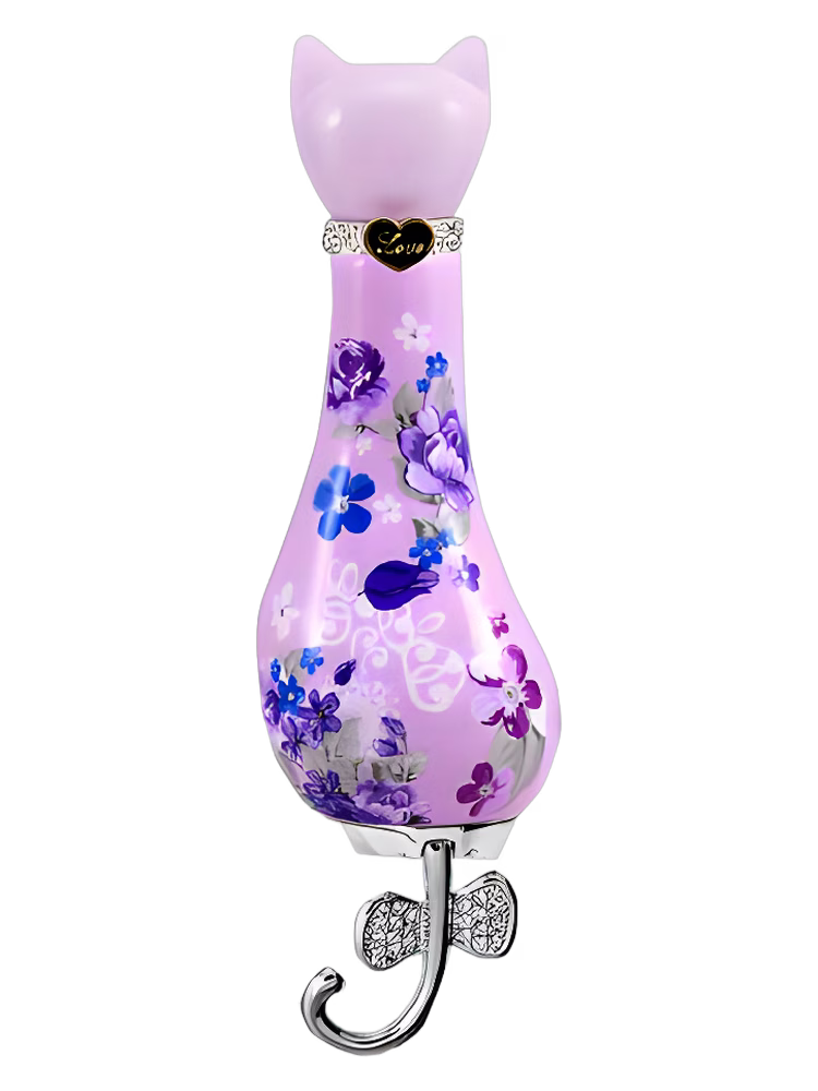 Novae Plus Rose Purple Dress