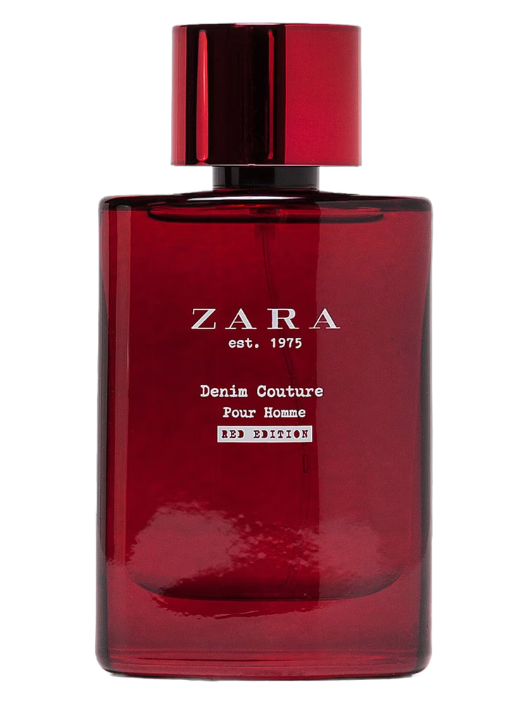 Zara Zara est 1975 Denim Couture Pour Homme Red Edition