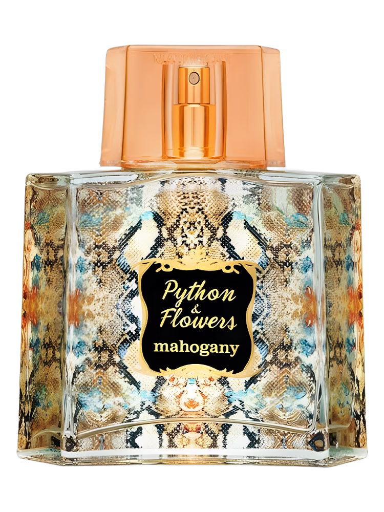 Mahogany Python & Flowers