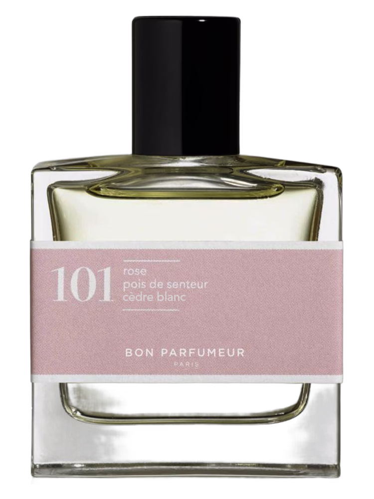 Bon Parfumeur 101 rose, sweet pea, white cedar