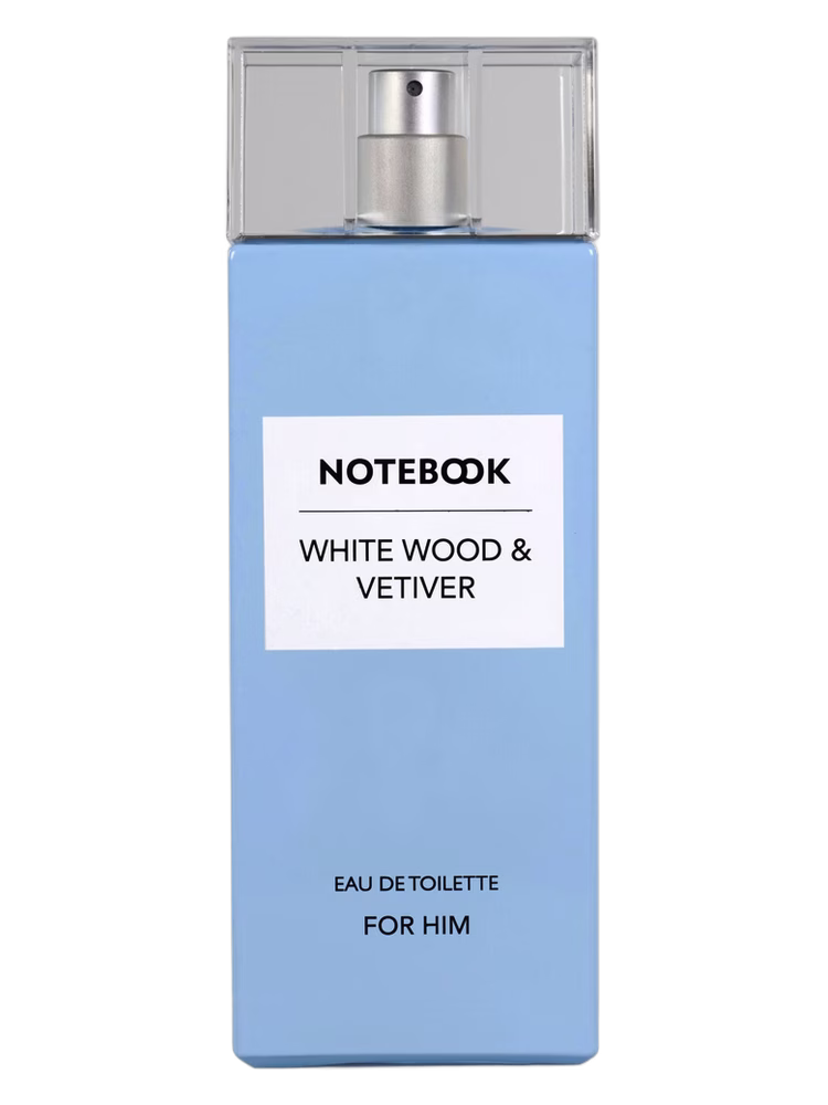 Notebook White Wood & Vetiver