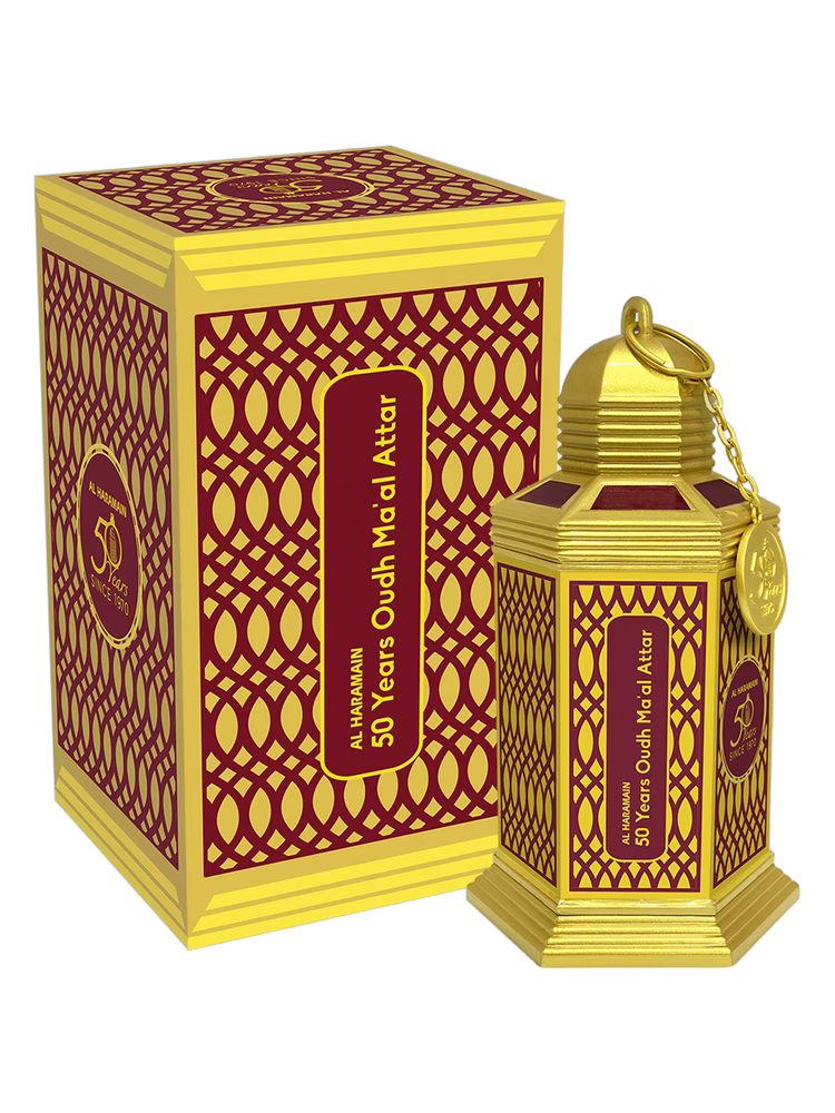 Al Haramain Perfumes 50 Years Oudh Ma’al Attar