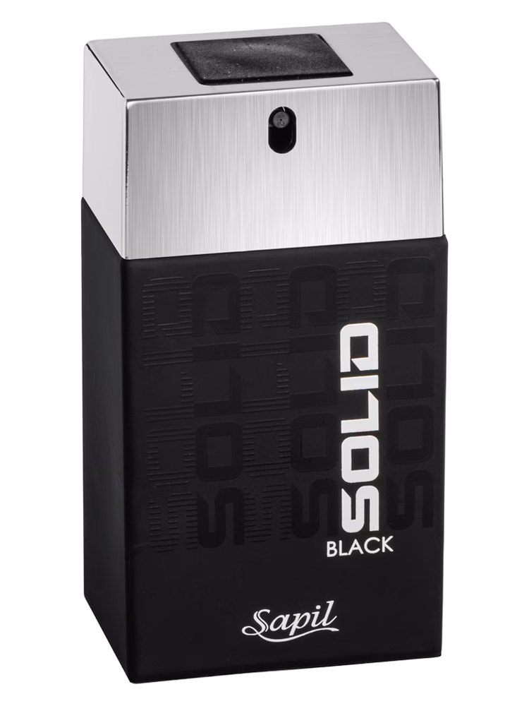 Sapil Solid Black For Men
