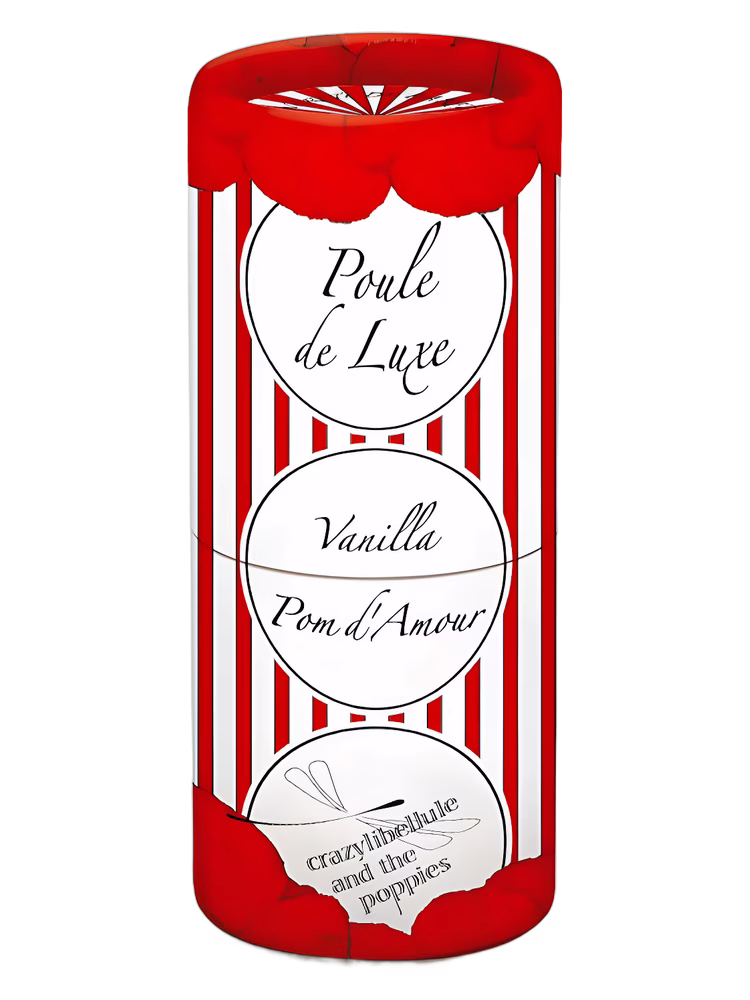 Crazylibellule and the Poppies Poule de Luxe Vanilla Pom d'Amour