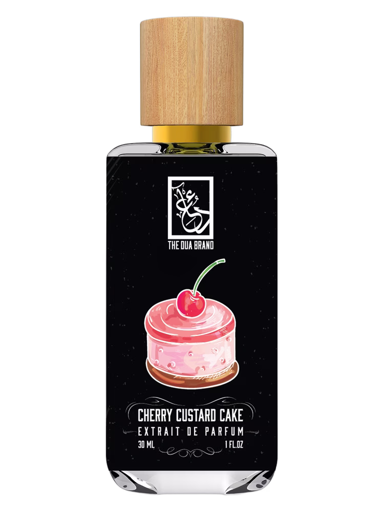 The Dua Brand Cherry Custard Cake