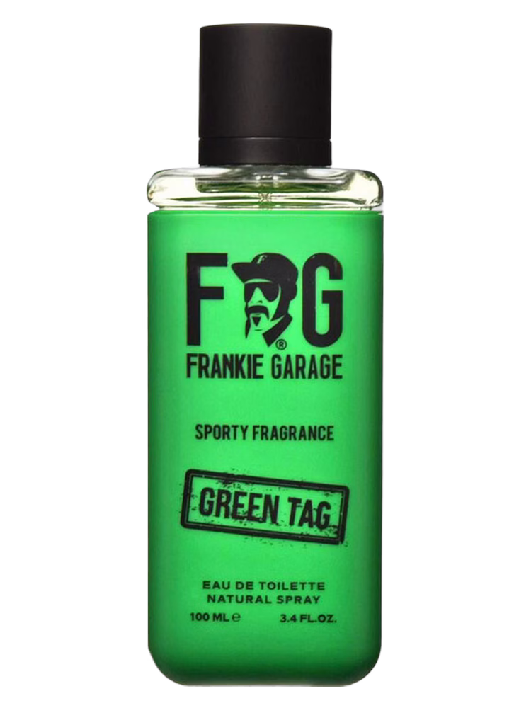 Frankie Garage Sporty Fragrance Green Tag
