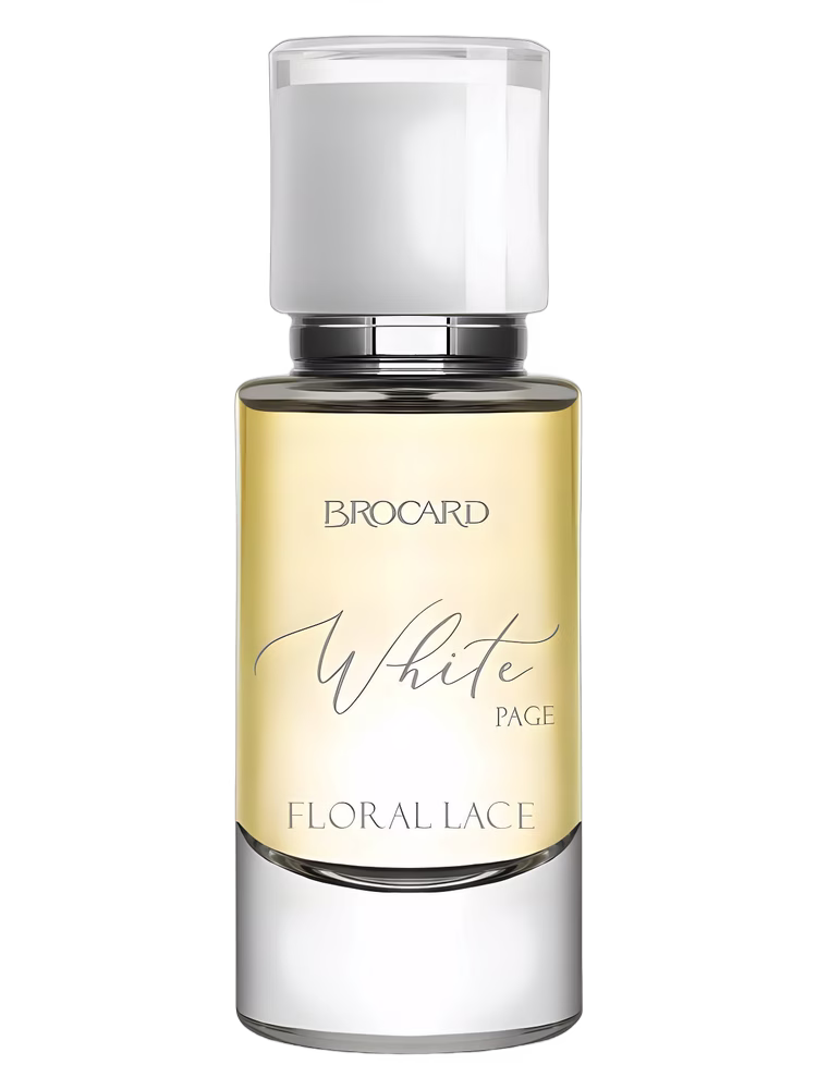 Brocard White Page Floral Lace