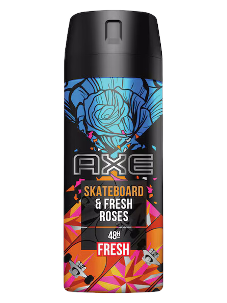 AXE Skateboard & Fresh Roses